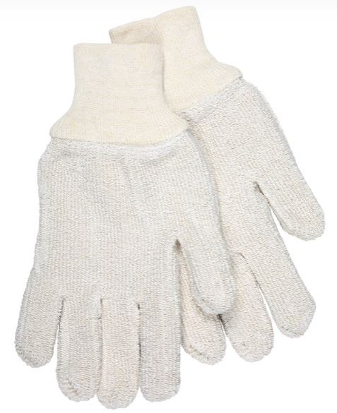 GLOVE TERRYCLOTH WORK LARGE 24 OZ HVY WGT LOOP-OUT FABRIC - Cotton